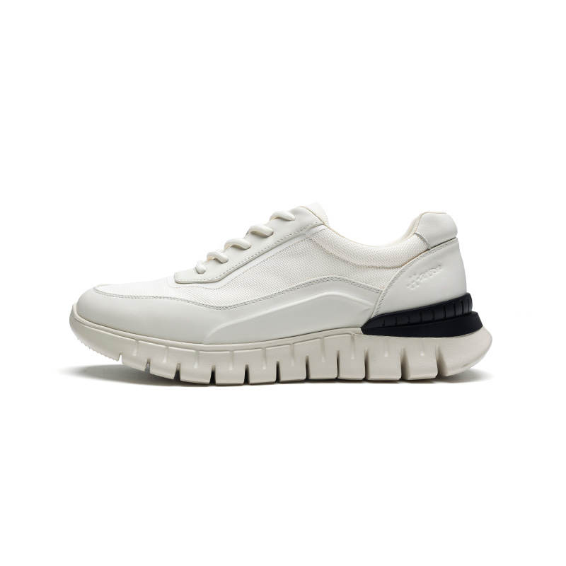 HARSON Cow Leather Slip Resistant Abrasion Resistant Low top Casual Shoes Men's