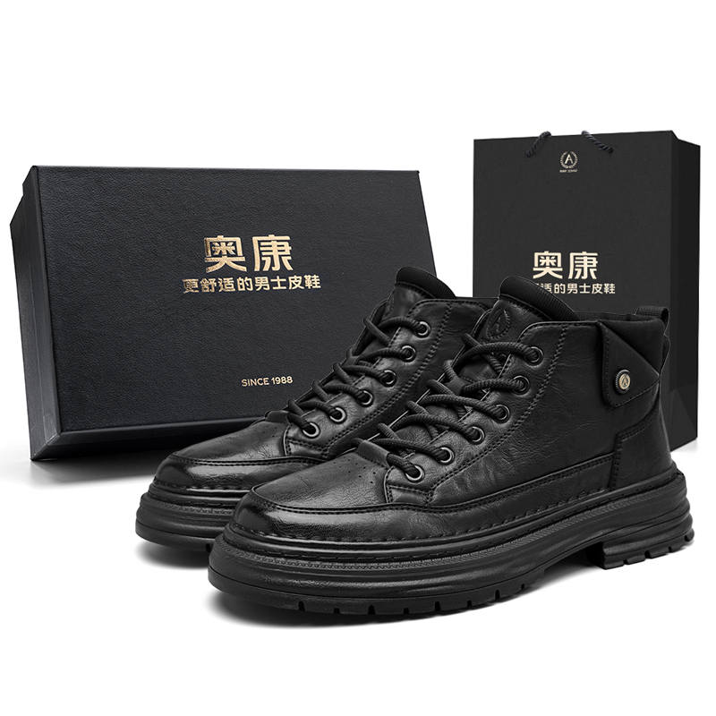 AOKANG AOKANG Combat Boots Men's Black