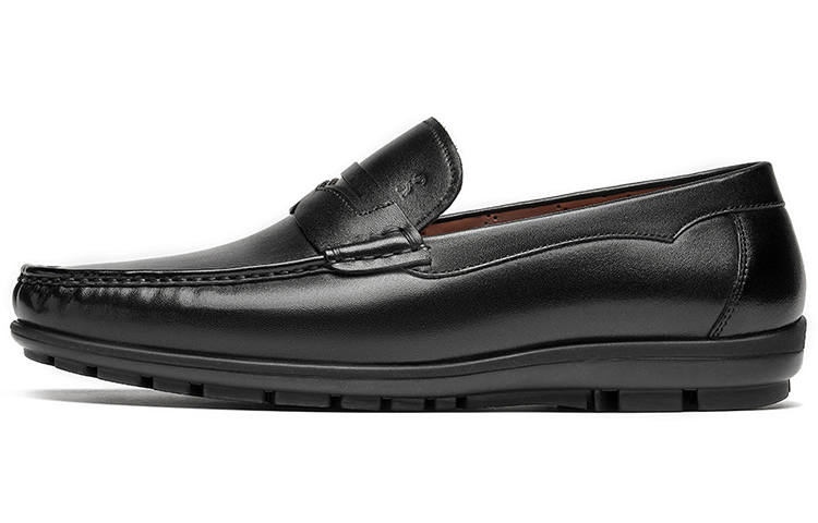 ROBERTA DI CAMERINO Cow Leather Casual Shoes Men's Black