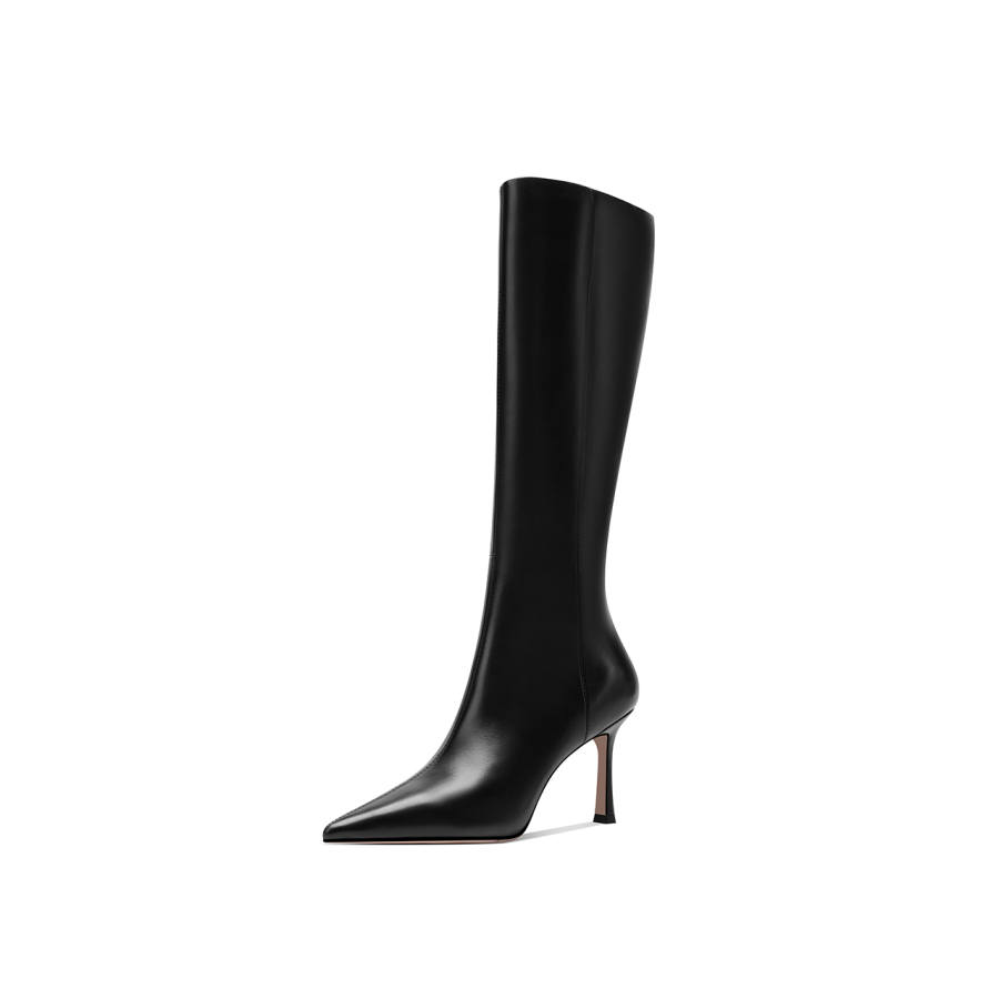 Shesrim Calfskin Knee high Boots Women's