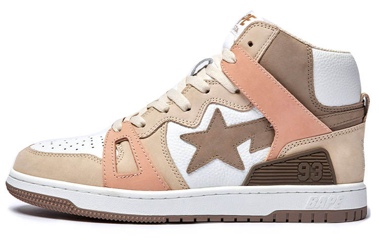 A BATHING APE BAPE A BATHING APE Bape Sta 93 Hi Brown
