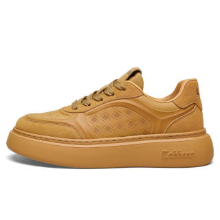 Cabbeen Synthetic Leather Lightweight Low top Skateboard Shoes Men's