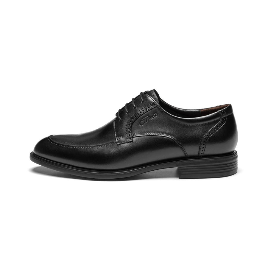 J.BENATO Cow Leather Dress Shoes Men's Black