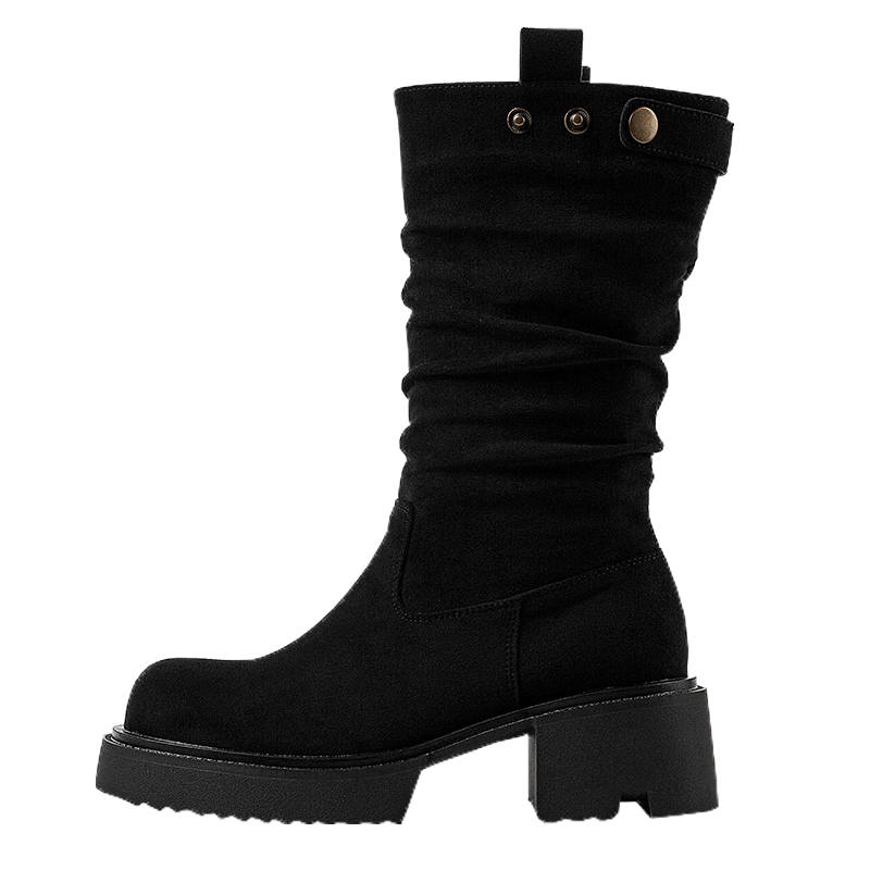 MIAOLV Suede Knee high Boots 5.5cm Women's