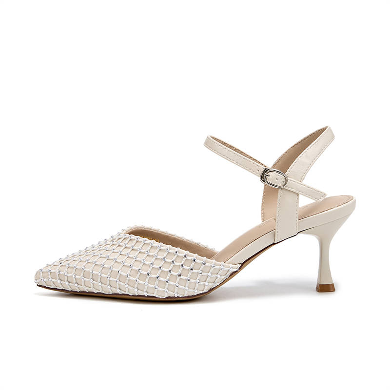 KEKAFU High Heels Women's Beige/Black