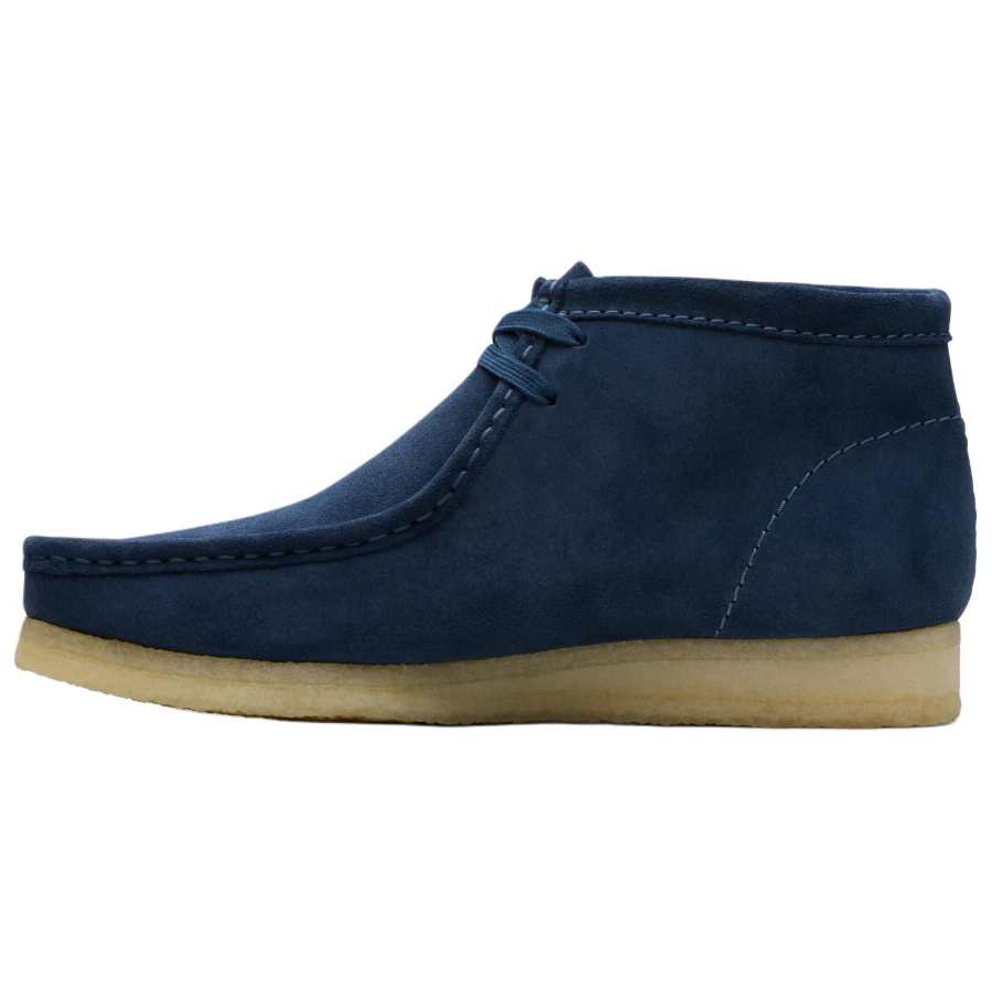 Clarks Wallabee Ankle Boots Men's Marine Blue