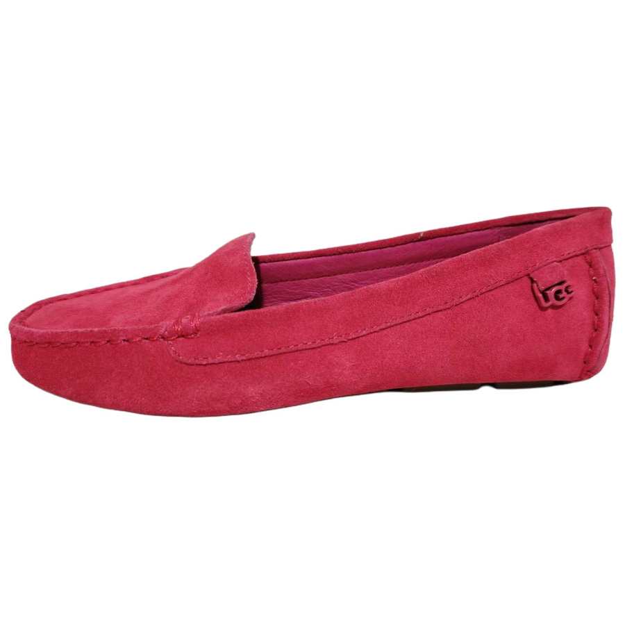 UGG Flores Cow Split Leather Women's Casual Shoes Women's Pink