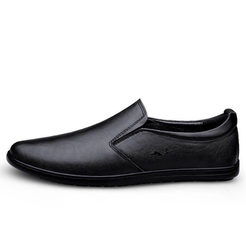 YINGLUNQISHI Cow Leather Casual Shoes Men's