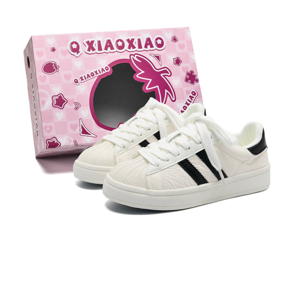 QUANXIAOXIAO Coverage Balance Lightweight Support Coverage Balance Lightweight Support Low top Skateboard Shoes Women's