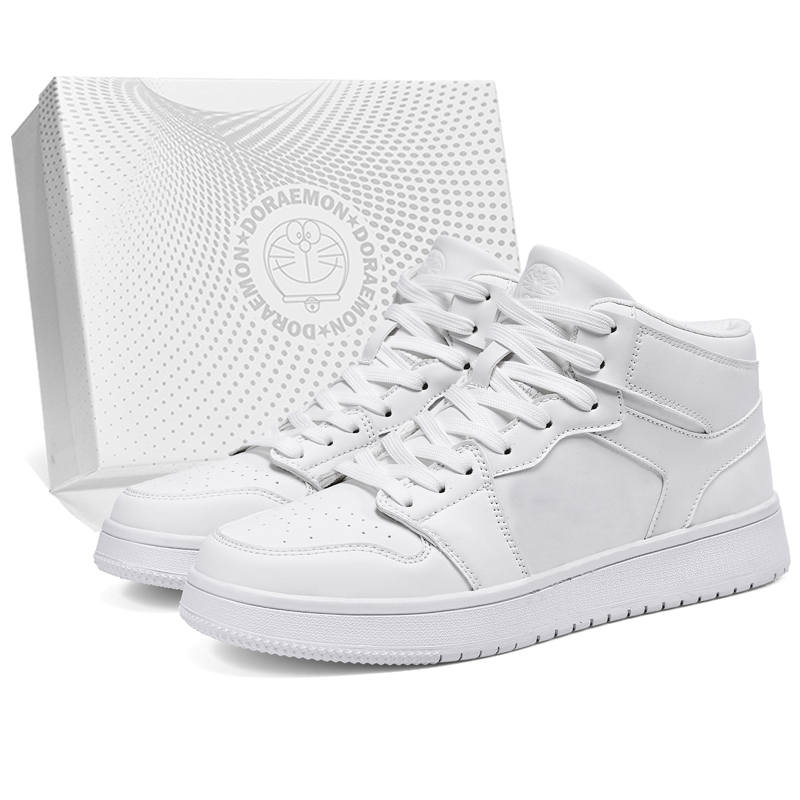 Doraemon DoraemonA Mid top Skateboard Shoes Unisex White