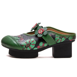 JIEZHOU Fashion Rubber Sole Closed Toe Slippers Women's