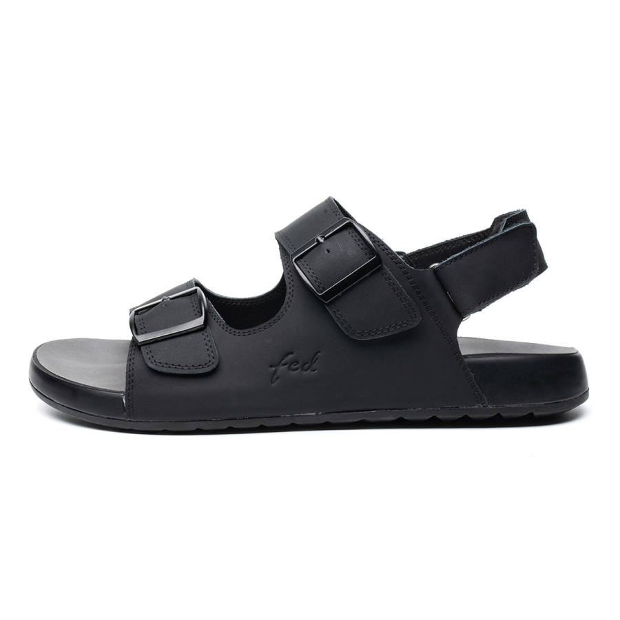 FED FED Top Grain Cow Leather Beach Sandals Men's