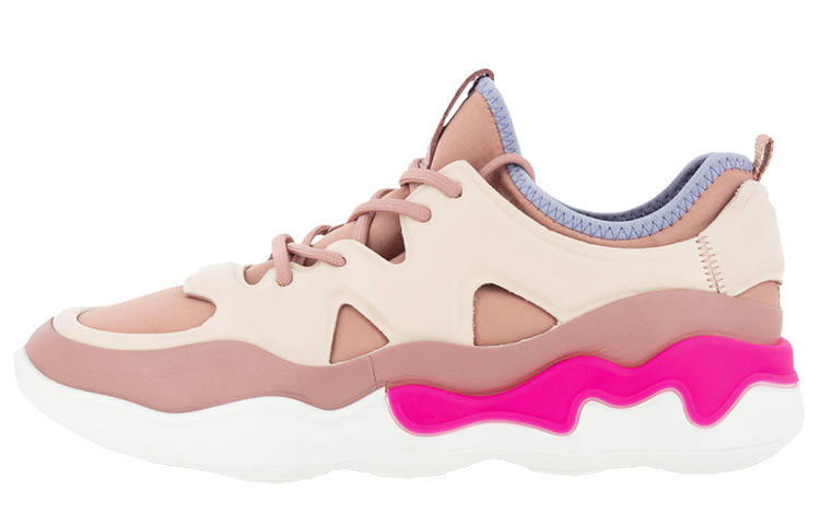 Ecco Elo Abrasion Resistant Low top Running Shoes Women's Rubber Pink Comfortable