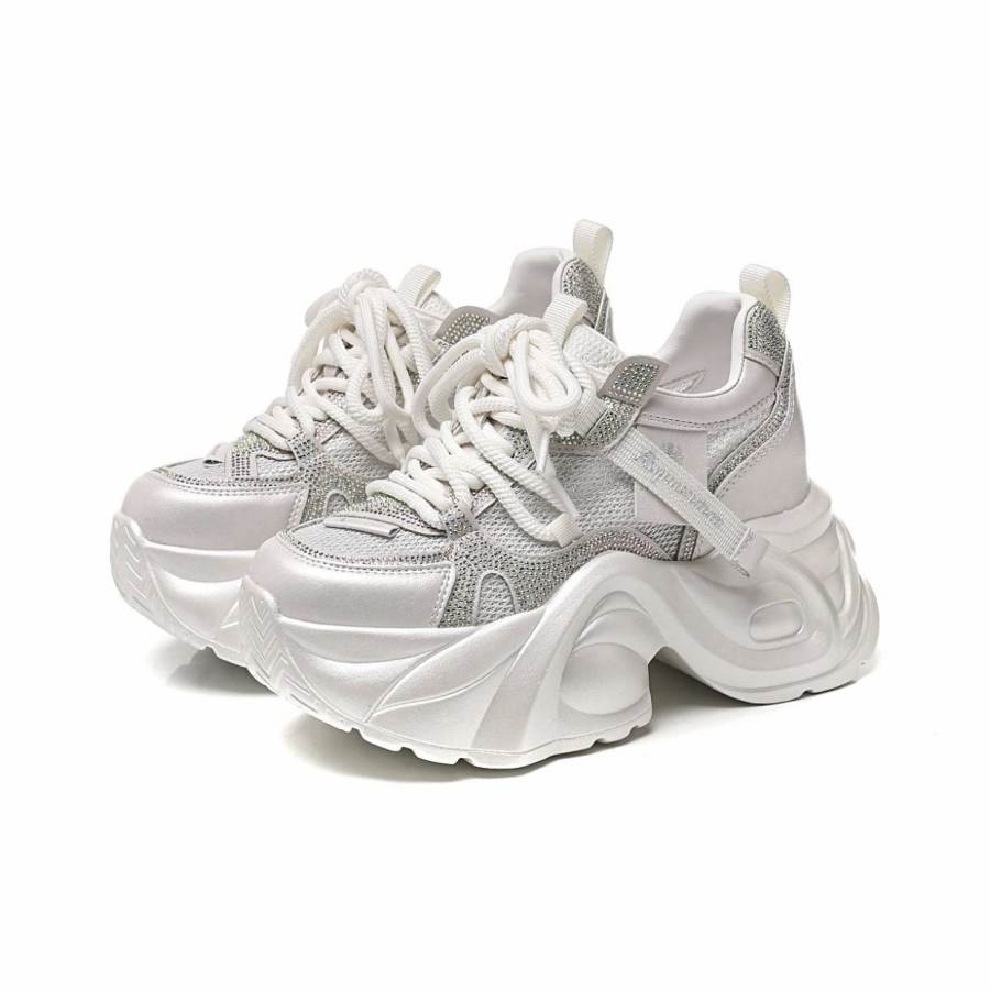 OBWA Fabric Low top Chunky Sneakers Women's