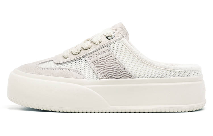 Dickies Textile, Pigskin Lightweight Breathable Lightweight And Breathable Low top Skateboard Shoes Women's Beige