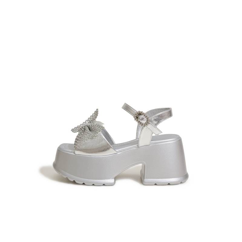 MILANLIANGE One Strap Sandals 8.5cm Women's