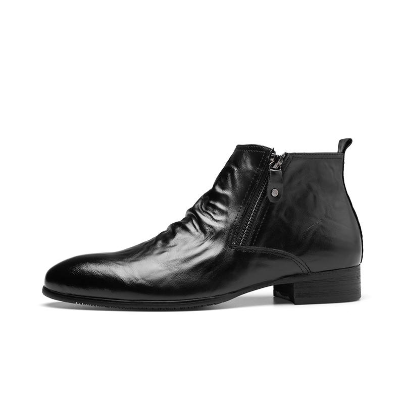 PARDASAUL PARDASAUL Cow Leather Ankle Boots Men's Black