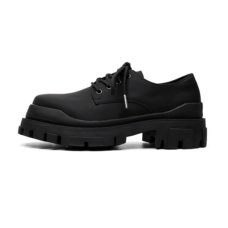 GZZ Men's Casual Shoes Men's Low Top Black