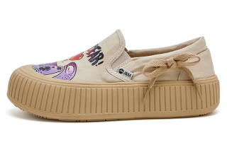 Joy&Mario Women's Casual Shoes Women's Low Top Beige/Yellow