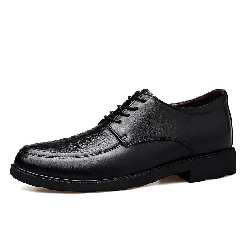 GONGNIULEITING Top Grain Cow Leather Dress Shoes Unisex