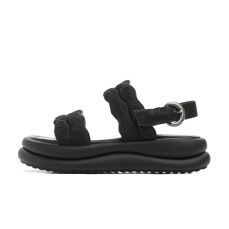 JOSINY Leather, Textile Roman Sandals 5CM Women's