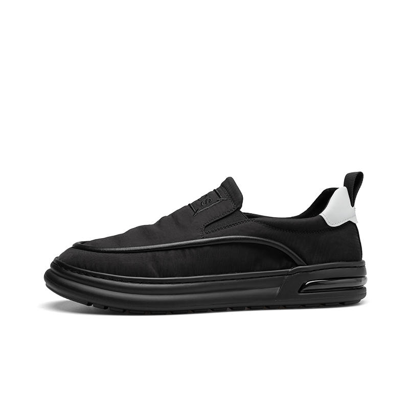 PARDASAUL Slip Resistant Slip Resistant Low top Canvas Shoes Men's Black