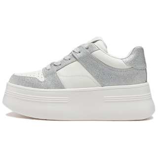 Le Saunda Top Grain Cow Leather Height Increasing Height Increasing Low top Skateboard Shoes Women's