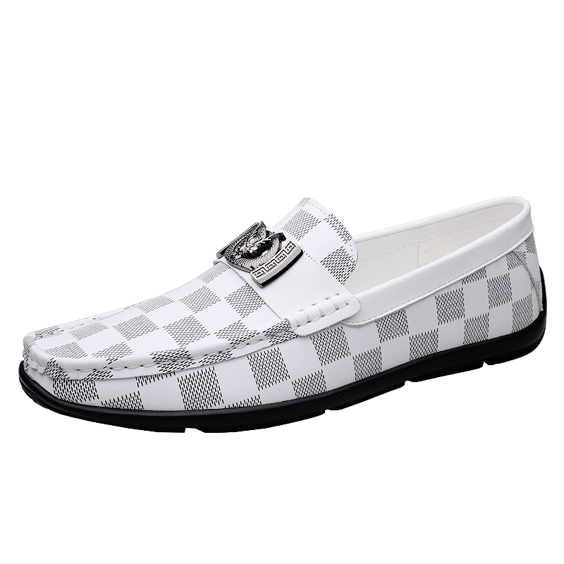GONGNIULEITING Cow Split Leather Casual Shoes Men's