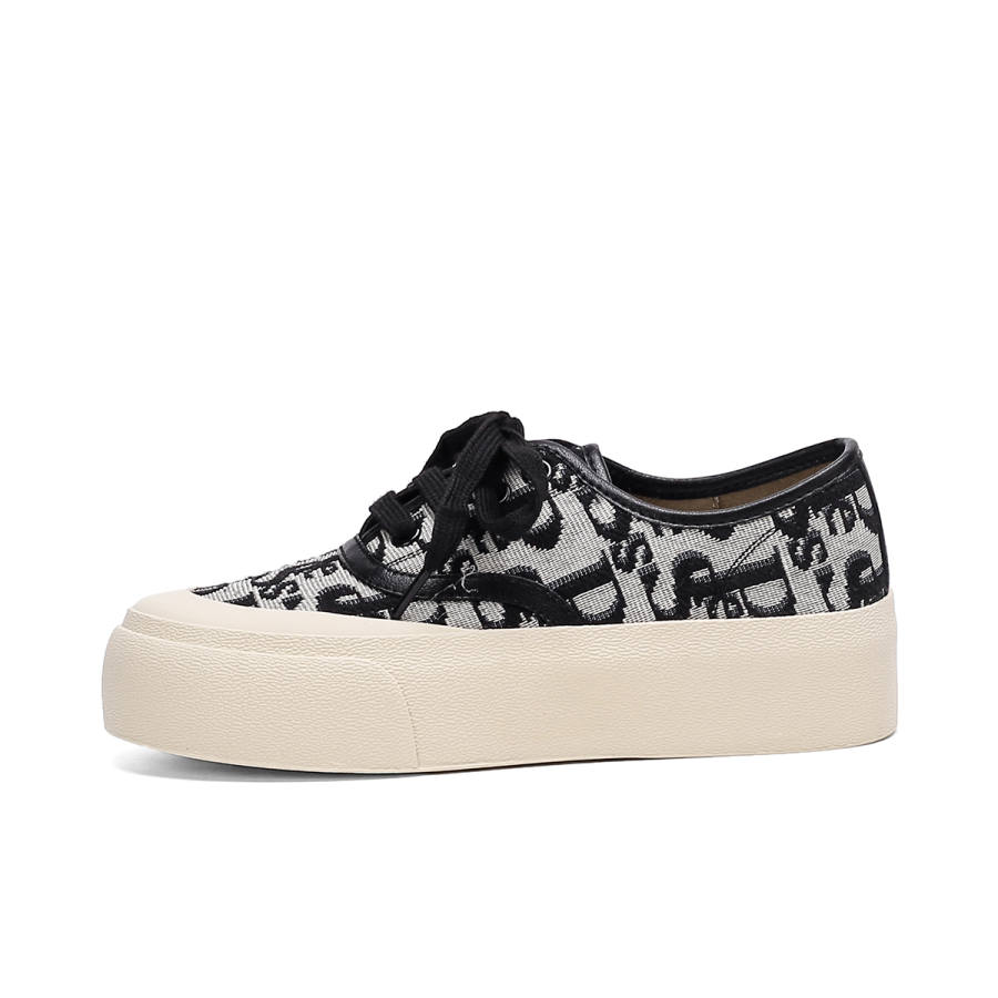 PIERCE GENTRY Fabric Slip Resistant Abrasion Resistant Low top Skateboard Shoes Women's