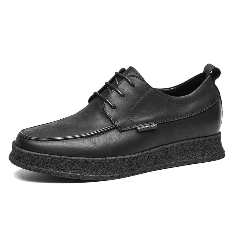 KAISER Casual Leather Shoes Men's Low Top Yellow/Black
