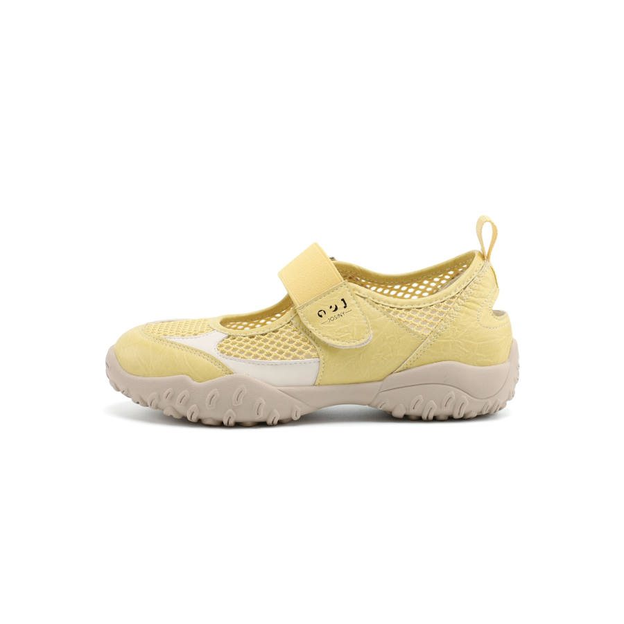 JOSINY Platform Mary Jane Shoes 4cm Women's Yellow