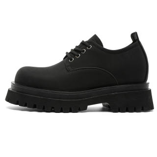 JETRAM Hidden Wedge 7cm Casual Shoes Men's Black