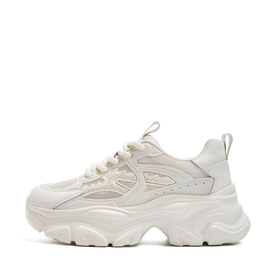 Hotwind Fabric Lightweight Breathable Height Increasing Low top Chunky Sneakers Women's
