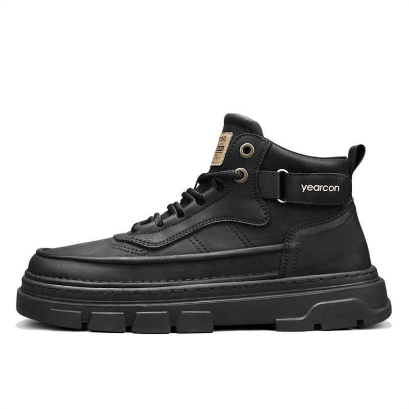 YEARCON YEARCON Mid top Leather Shoes Men's