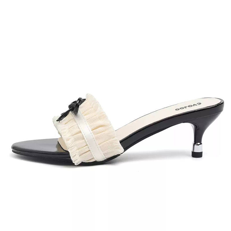 CVOJOO Slide Slippers Women's White
