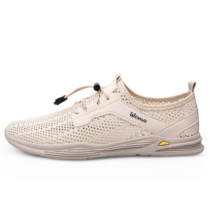 WENNAI Mesh Casual Shoes Men's Sand