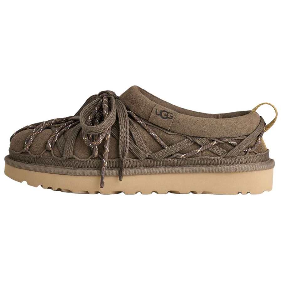 UGG UGG Slipper Evolution Cow Split Leather Thermal Snow Boots Women's Brown