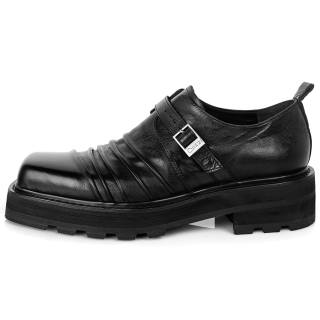HUANXIANGZHE Men's Casual Shoes Unisex Black