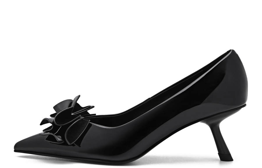 PEDRO High Heels Women's Black/Silver/Burgundy