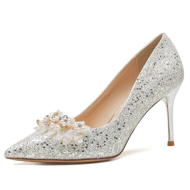 HKCP Leather High Heels Women's