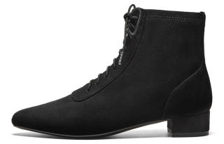 Joypeace Deer Boots Sheepskin Fashion Versatile Minimalist Style Fleece Lined Thermal Ankle Boots 3cm Women's