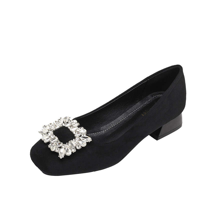 TATAYA Suede Chunky Heel High Heels Women's