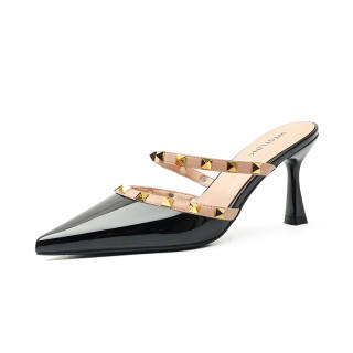 WESTLINK Studs No Special Function Closed Toe Slippers Women's