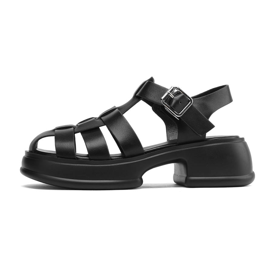 DAPHNE Leather Roman Sandals 5.5cm Women's