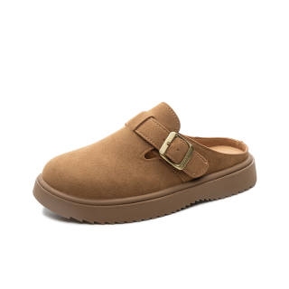 AIYILIAN Slip Resistant Closed Toe Slippers Women's