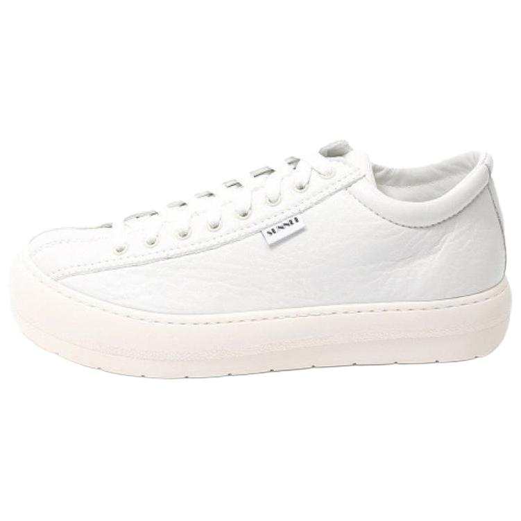Sunnei Abrasion Resistant Low top Skateboard Shoes Unisex White