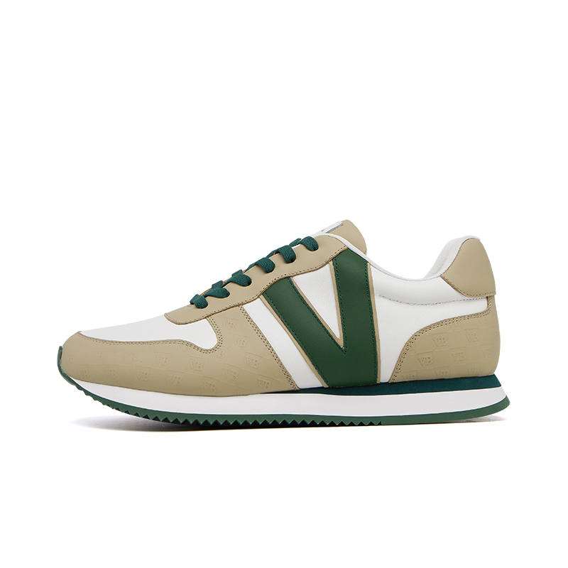 VICKI BROWN Microfiber Leather Low top Chunky Sneakers Men's