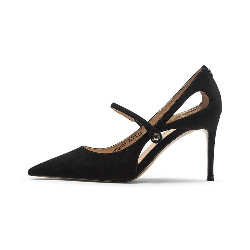 Coup De Foudre Leather High Heels 8.5cm Women's