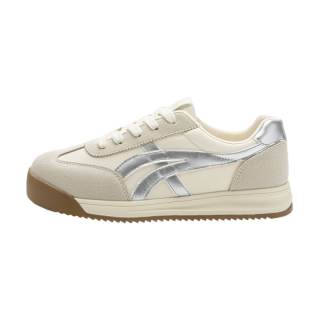 DUSTO Slip Resistant Abrasion Resistant Slip Resistant Abrasion Resistant Low top Casual Shoes Women's Beige