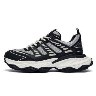 I.30 Classic Vintage Slip Resistant, Abrasion Resistant, Breathable, Height Increasing Low top Chunky Sneakers Men's
